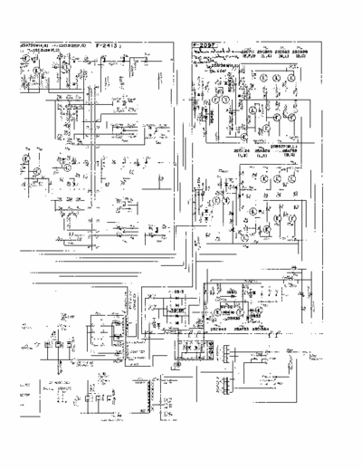 SANSUI AU6600 Partial schematic of AU6600 model.Similar to AU5500